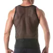 Débardeur En Résille Circuit noir avec un short chino sexy