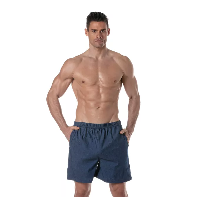 Light Denim Bermuda with abs