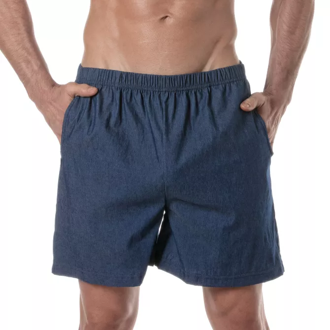 Light Denim Bermuda for men
