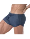 Light Denim Retro Short from sideway