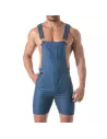 Salopette Short En Denim Léger