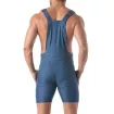 Salopette Short En Denim Léger Sexy Pour Homme - Casual - TOF Paris