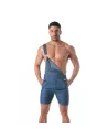 Salopette Short En Denim Léger