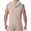 A Sleevless Bamboo Hoodie For Men From Back