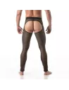 Legging Circuit Transparent inspiré des Chaps Noir Pour Homme De Dos