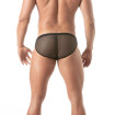 Circuit Fishnet Mini briefs Black For Men Back