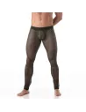 Leggings Circuit en résille Noir Pour Homme de Face