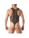 Circuit Fishnet Body Thong Black from Back